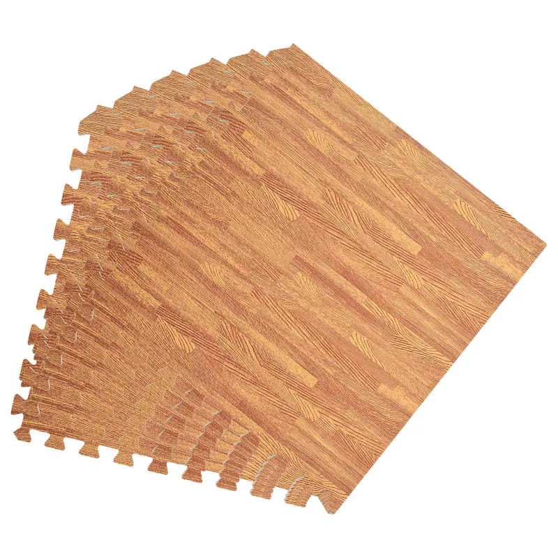 Baseino grindų kilimas 12 pcs Medis 4,32 m² EVA puta