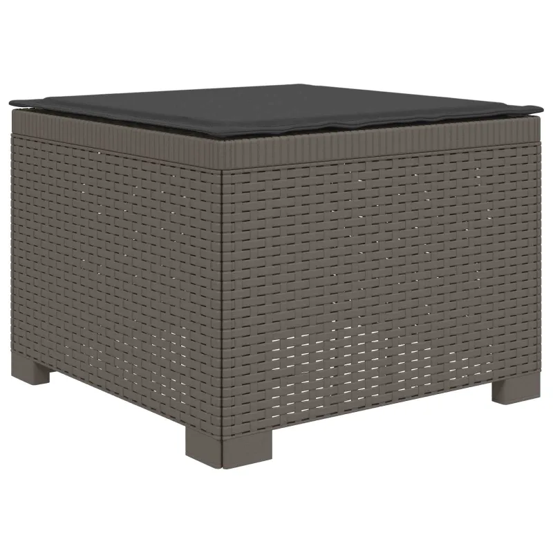 4 Vietų Sodo Sofa su Pagalvėlėmis Ratanų Imitacija PP