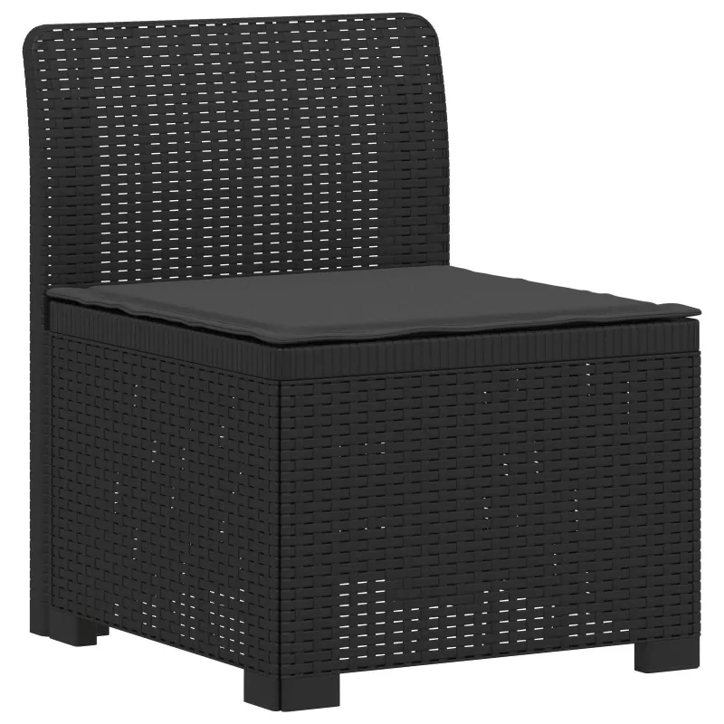 6-vietė Sodo Sofa Su Pagalvėlėmis Rataniniu Išvaizdu PP