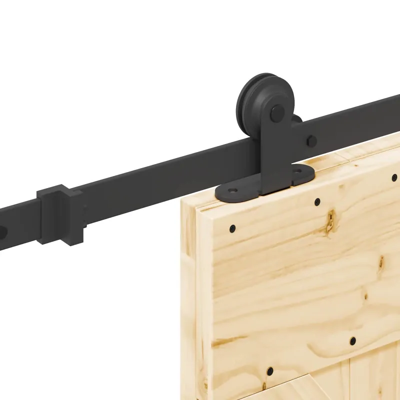 Slankios durys NARVIK 70 x 210 cm (152,5 cm) Natūrali ir juoda