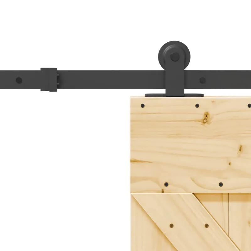 Slankios durys NARVIK 70 x 210 cm (152,5 cm) Natūrali ir juoda