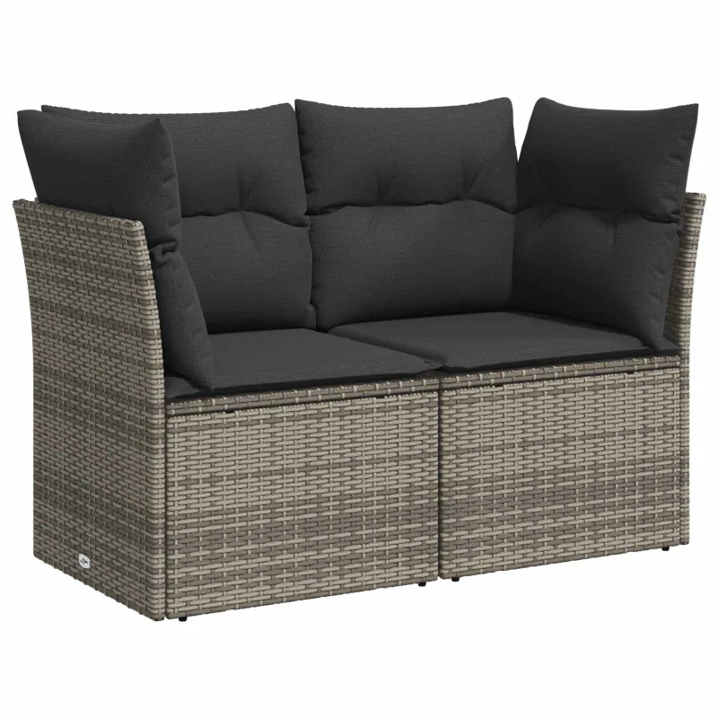 Sofos komplektas 7 pcs Pilka ir tamsiai pilka