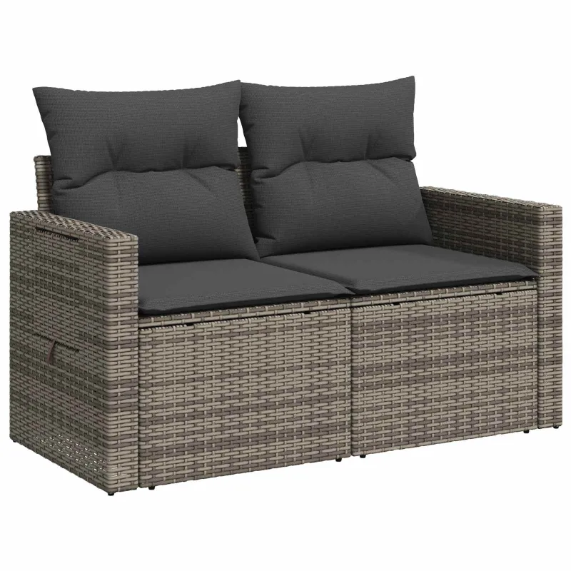 Sofos komplektas 7 pcs Pilka ir tamsiai pilka
