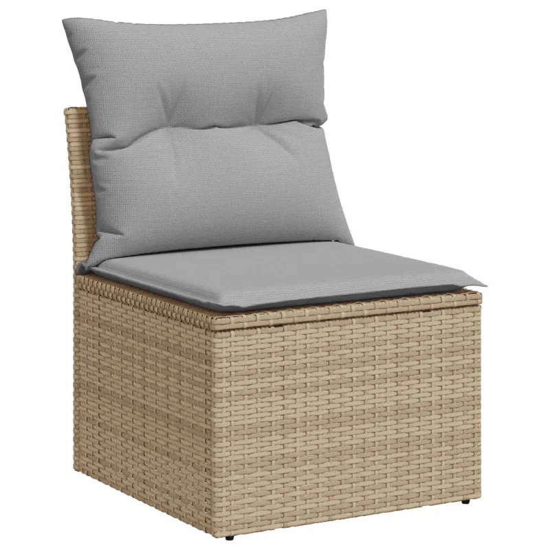 Sofos komplektas 7 pcs Bežinė ir šviesiai pilka