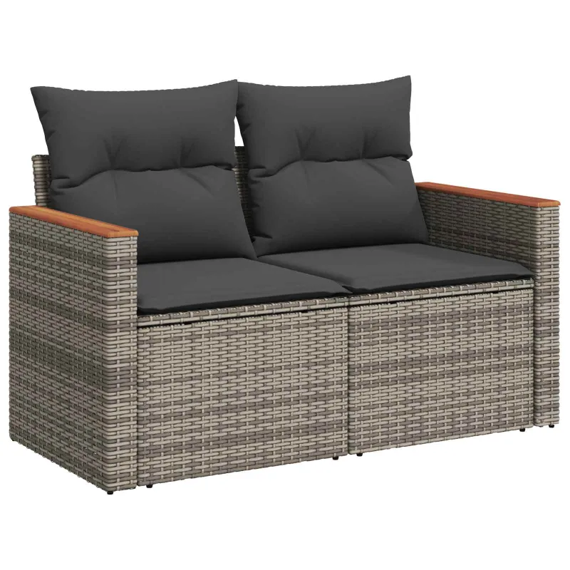 Sofos komplektas 7 pcs Pilka ir tamsiai pilka