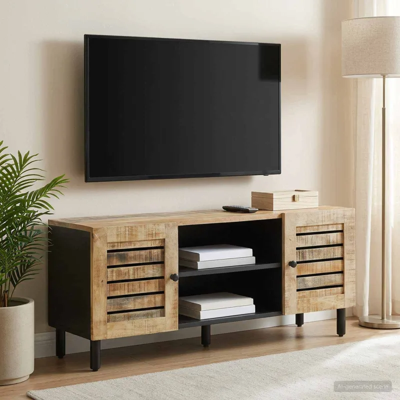 Saugojimo spintos Natūrali 105 x 33 x 46 cm Kietas mango medis