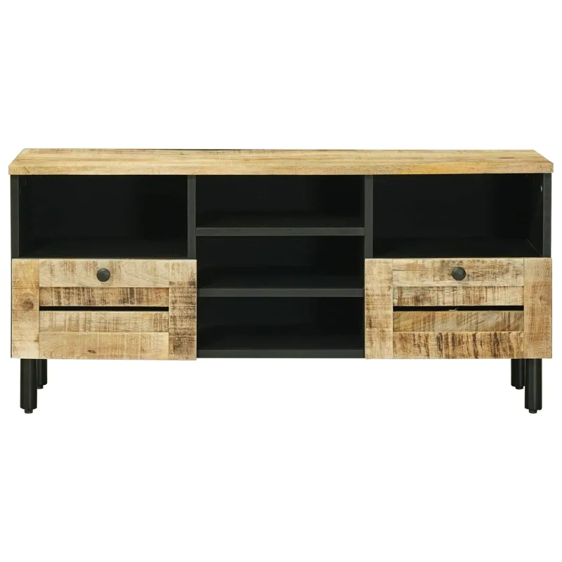 Saugojimo spintos Natūrali 100 x 33 x 46 cm Kietas mango medis