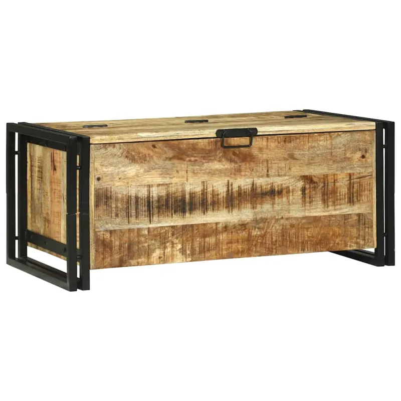 Kavos staliukas Ruda 90 x 50 x 38 cm Kietas mango medis
