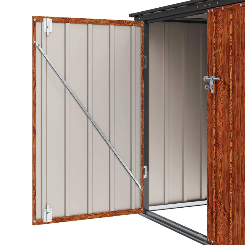 Sodo saugojimo dėžė Ruda 151,5 x 82 x 110,5 cm Plienas