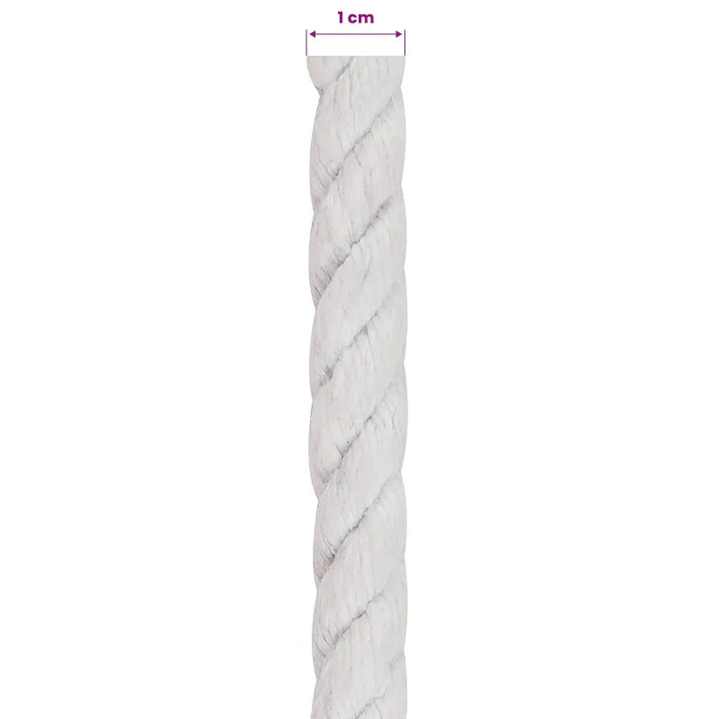 Virvė Balta 1 x 1 x 25000 cm Medvilnė