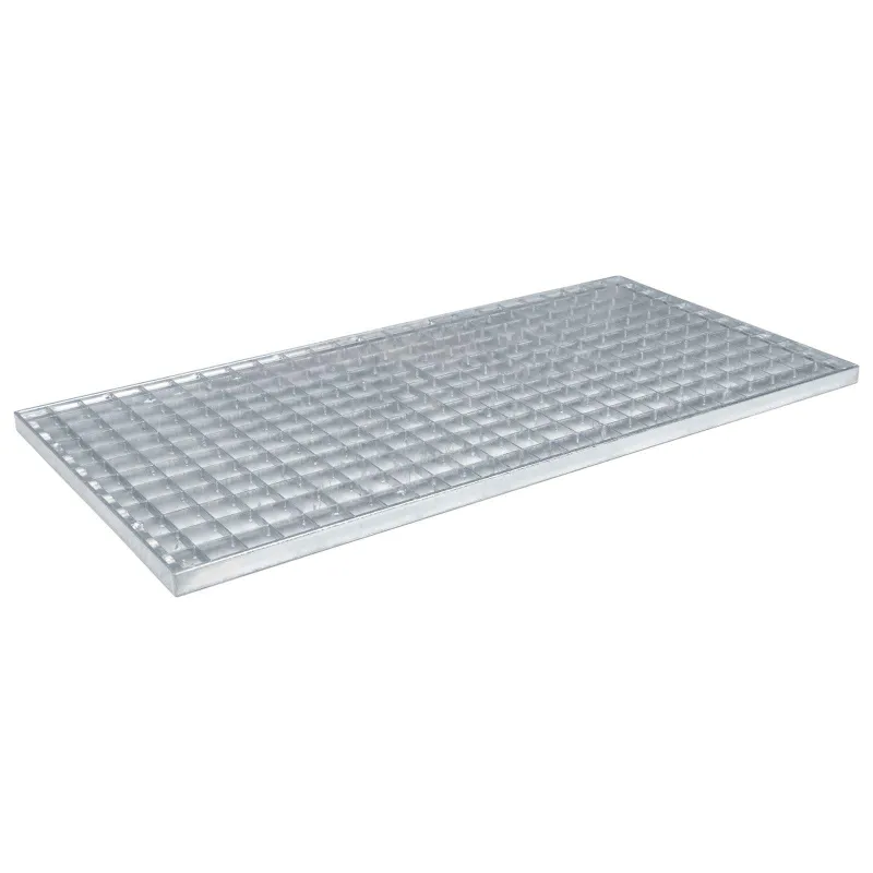 Grotelės Sidabro 80 x 40 x 2 cm Karštojo cinkavimo plienas