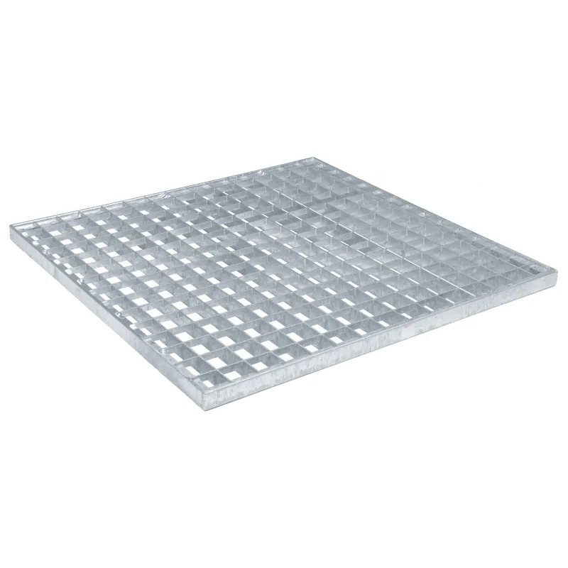 Grotelės Sidabro 50 x 50 x 2 cm Karštojo cinkavimo plienas