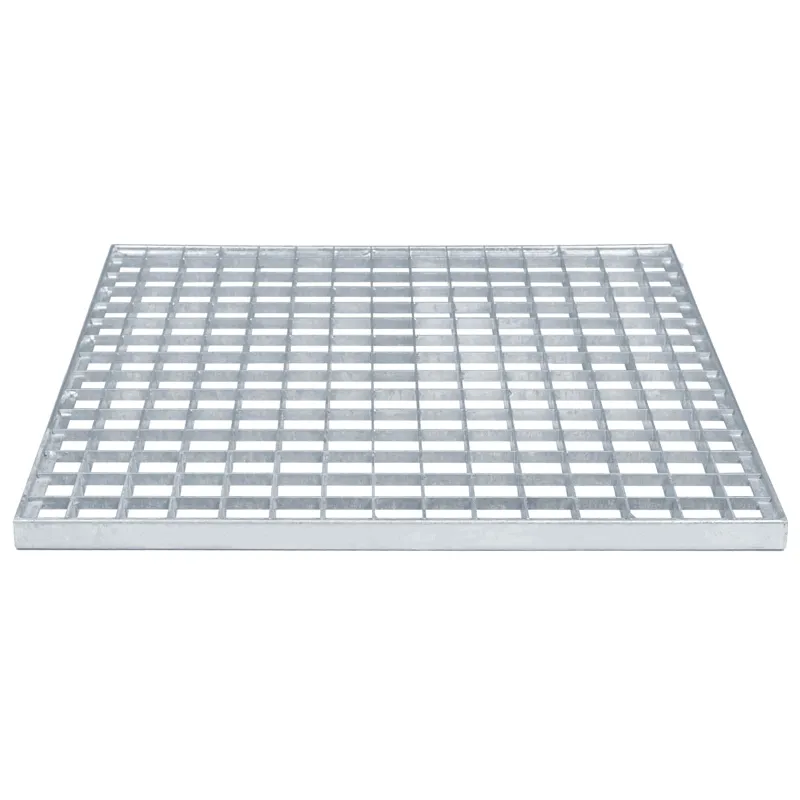 Grotelės Sidabro 50 x 50 x 2 cm Karštojo cinkavimo plienas