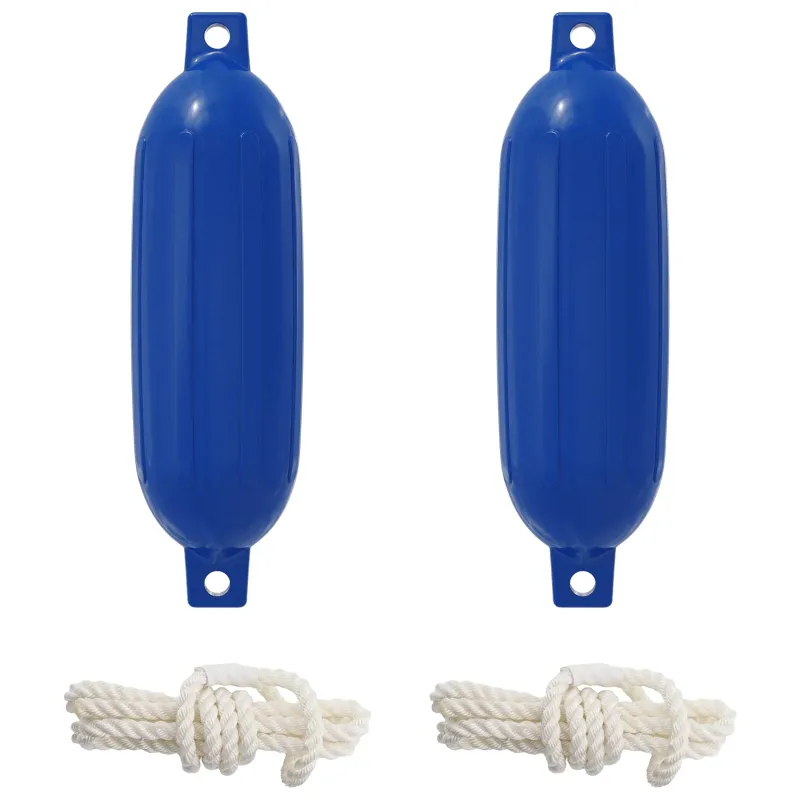 Valčių fenderiai 2 vnt. Ø 16 x 58 cm Mėlyna PVC