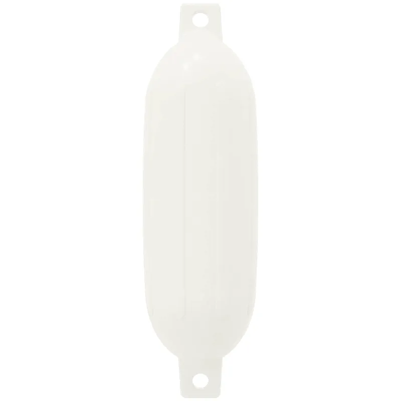 Valčių fenderiai 2 vnt. Ø 11 x 40 cm Balta PVC