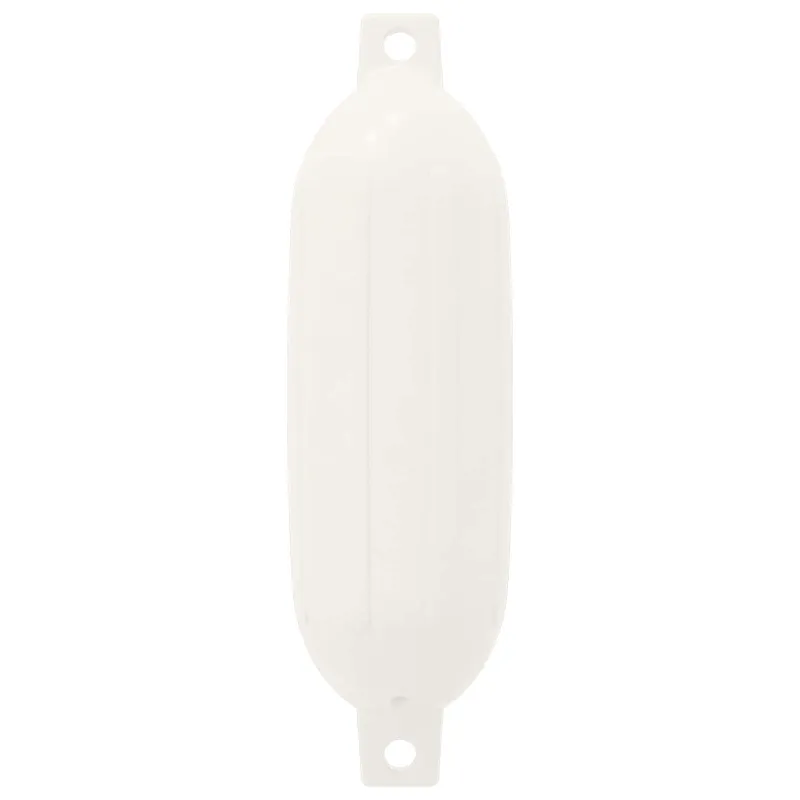 Valčių fenderiai 2 vnt. Ø 14 x 50 cm Balta PVC