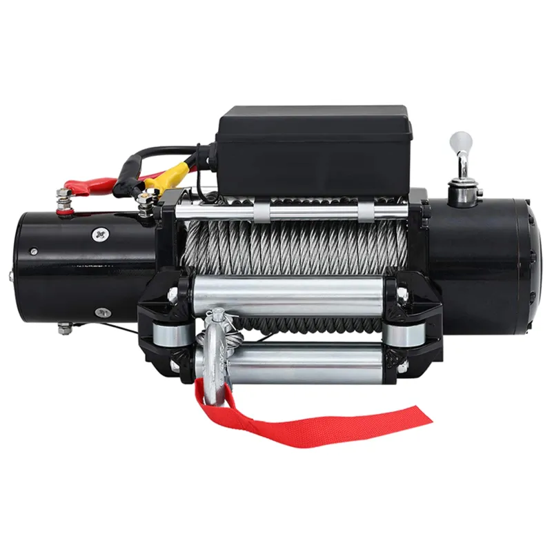 Elektrinis winchas PVC Juoda
