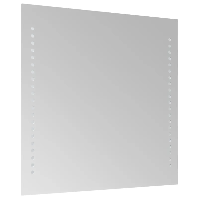 LED vonios veidrodis Skaidrus 40 x 40 cm grūdintas stiklas