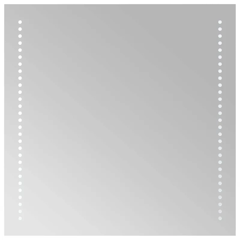 LED vonios veidrodis Skaidrus 50 x 50 cm grūdintas stiklas