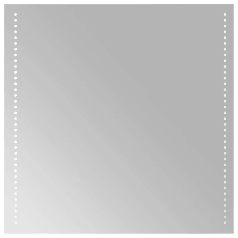 LED vonios veidrodis Skaidrus 60 x 60 cm grūdintas stiklas