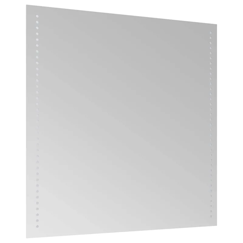 LED vonios veidrodis Skaidrus 60 x 60 cm grūdintas stiklas