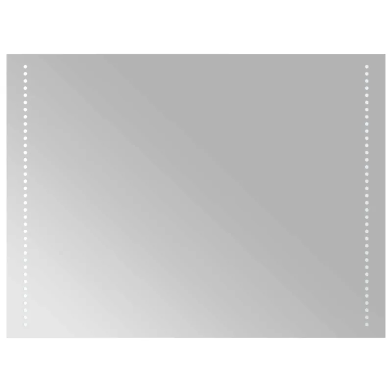 LED vonios veidrodis Skaidrus 80 x 60 cm grūdintas stiklas