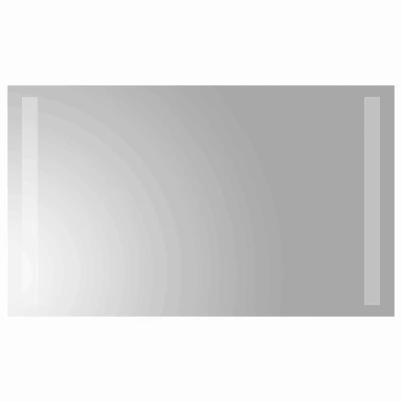LED vonios veidrodis Skaidrus 50 x 30 cm grūdintas stiklas