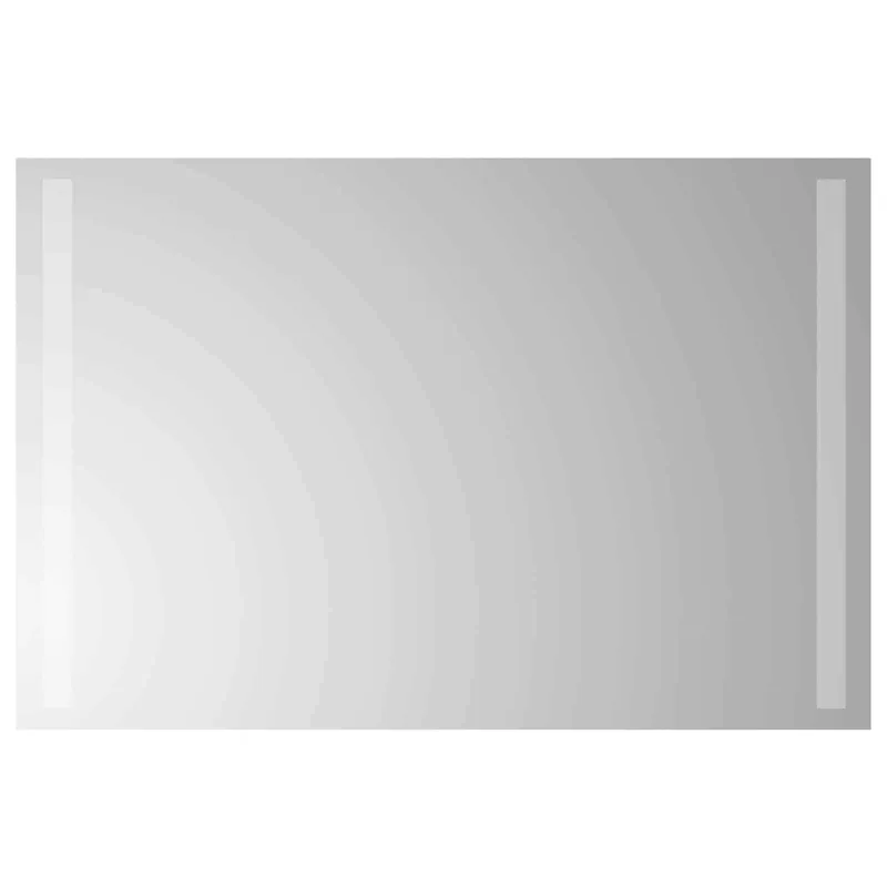 LED vonios veidrodis Skaidrus 60 x 40 cm grūdintas stiklas