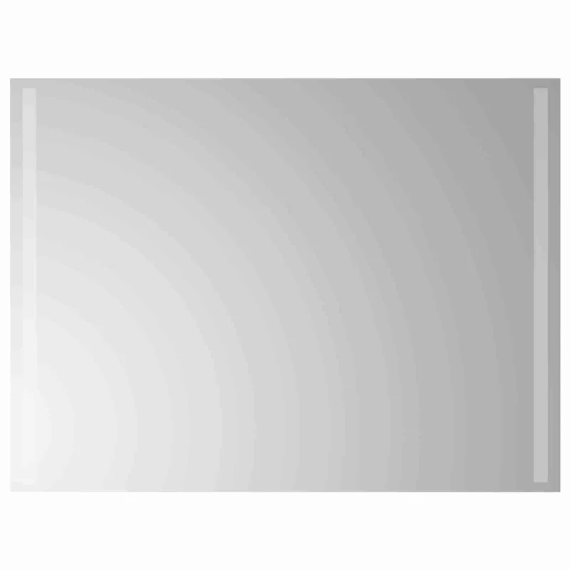 LED vonios veidrodis Skaidrus 80 x 60 cm grūdintas stiklas