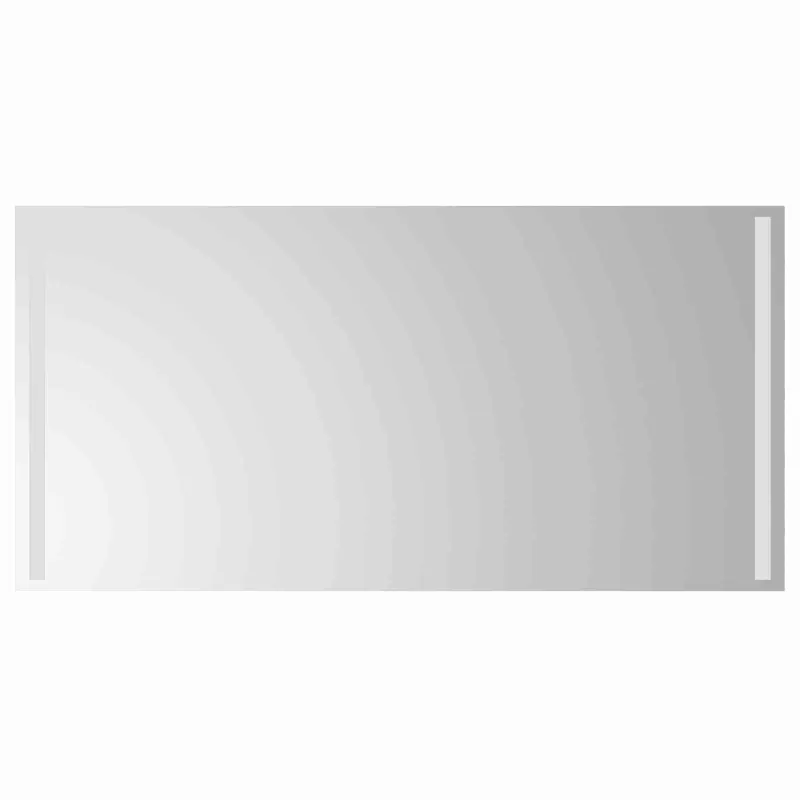 LED vonios veidrodis Skaidrus 100 x 50 cm grūdintas stiklas