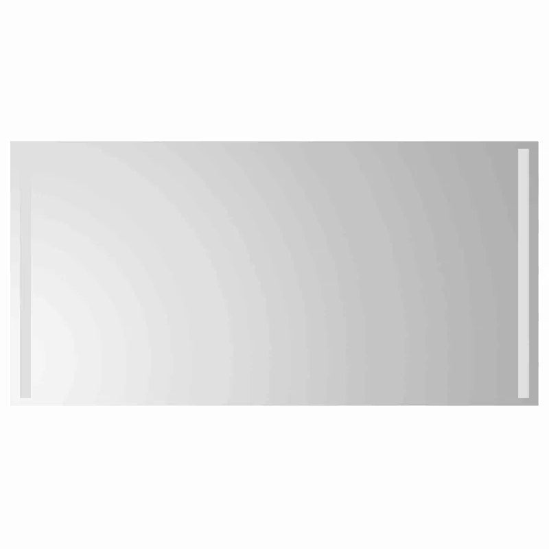 LED vonios veidrodis Skaidrus 100 x 60 cm grūdintas stiklas