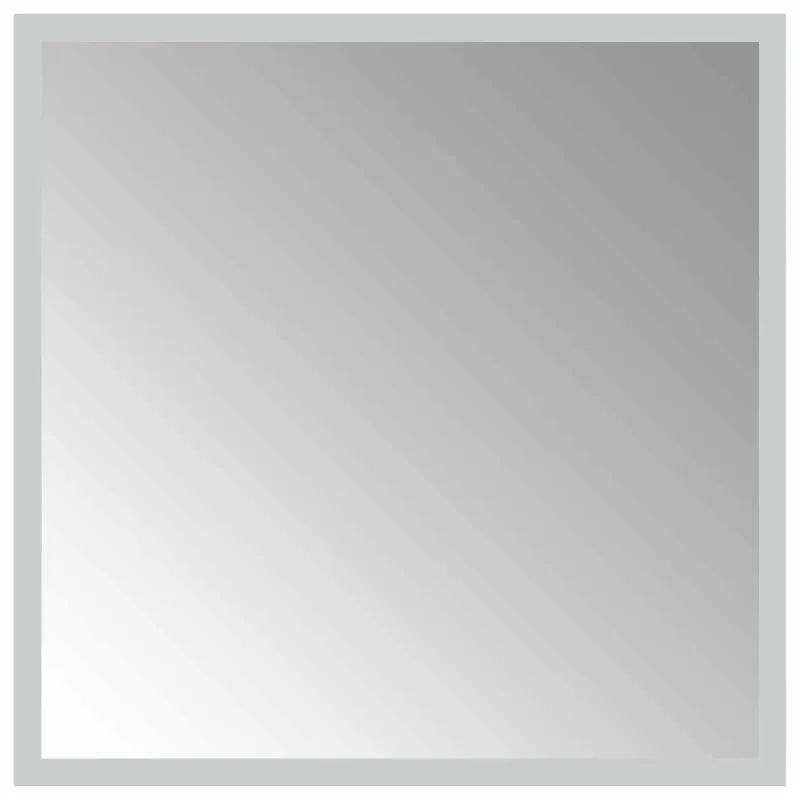 LED vonios veidrodis Skaidrus 40 x 40 cm grūdintas stiklas