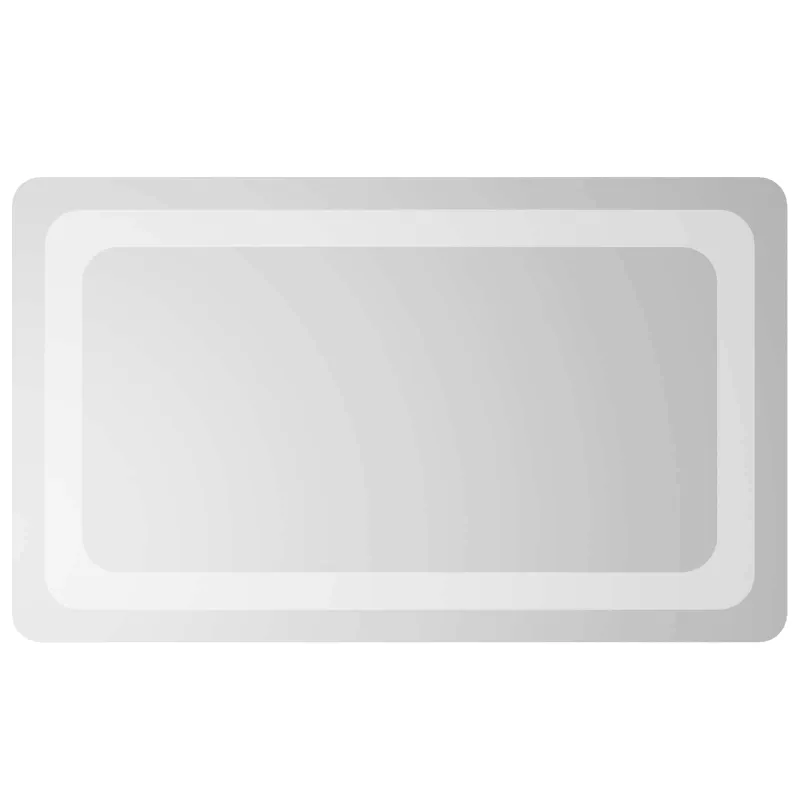 LED vonios veidrodis Skaidrus 50 x 30 cm grūdintas stiklas