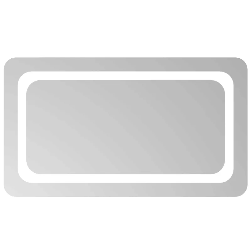 LED vonios veidrodis Skaidrus 70 x 40 cm grūdintas stiklas