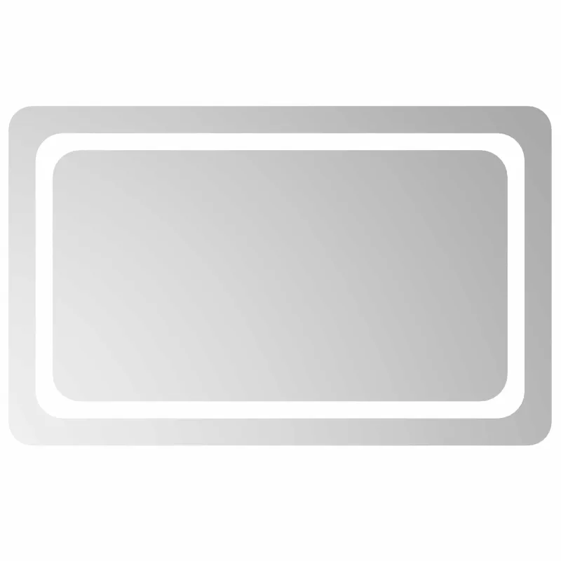 LED vonios veidrodis Skaidrus 80 x 50 cm grūdintas stiklas
