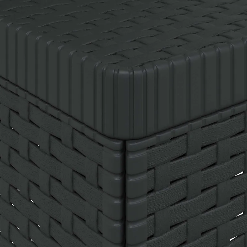1-Vietis Sodo Sofas, Atrodo kaip Ratano PP Antracito