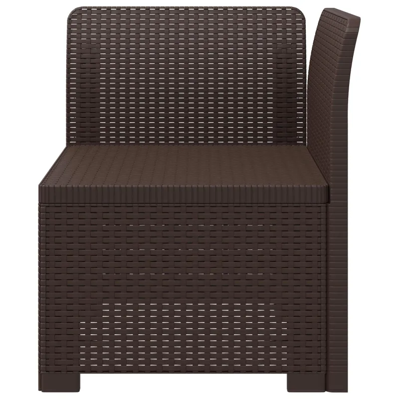 1-Vietis Sodo Sofas, Atrodo kaip Ratano PP Ruda