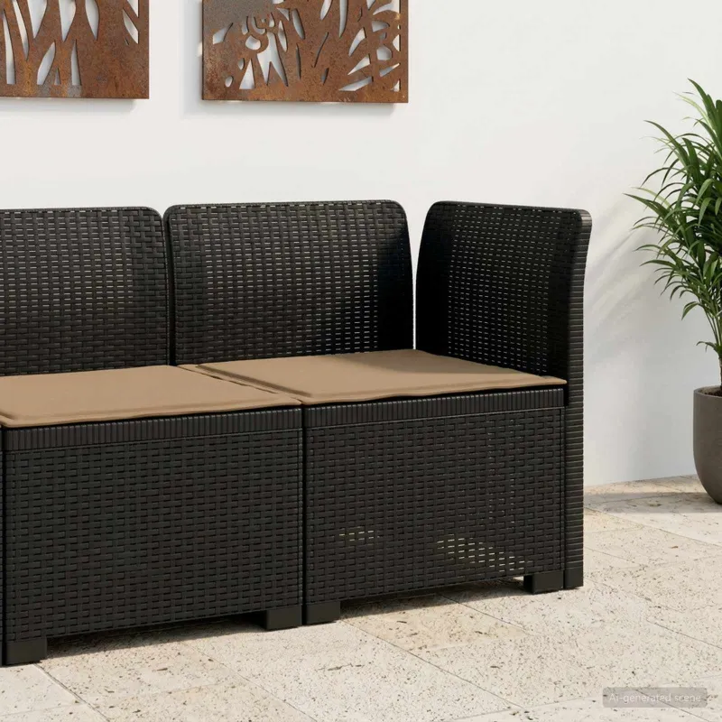 1-Vietis Sodo Sofas su Pagalvėle, Atrodo kaip Ratano PP
