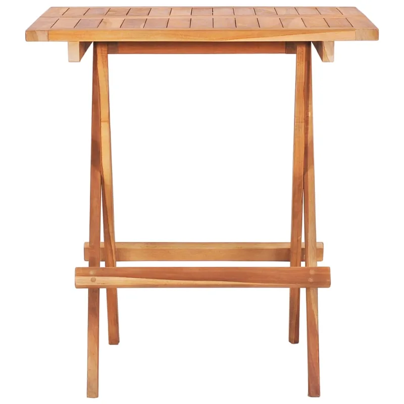 Sulankstuva bistropöytä, 60x60x65 cm, tikistä puuta