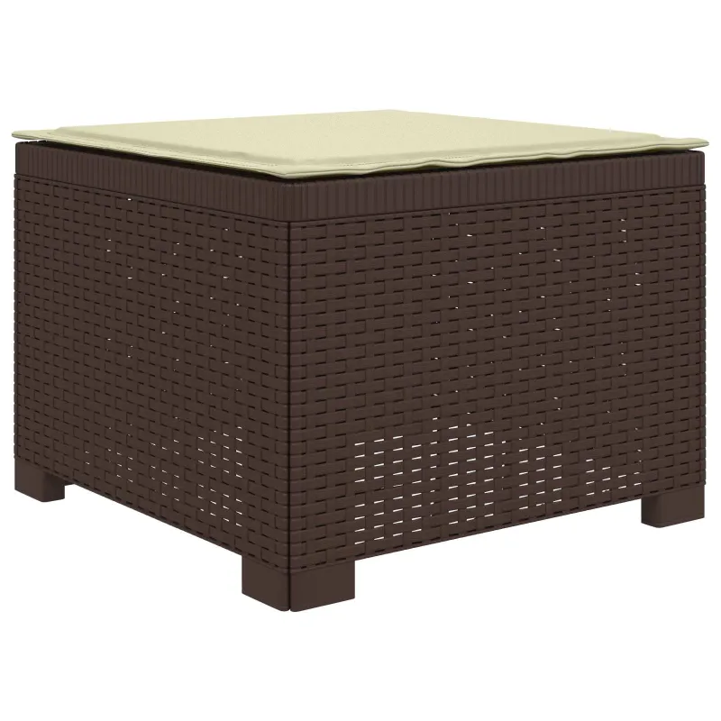 3-vietė sodo sofa su pagalvėlėmis, Rattan išvaizda PP Ruda