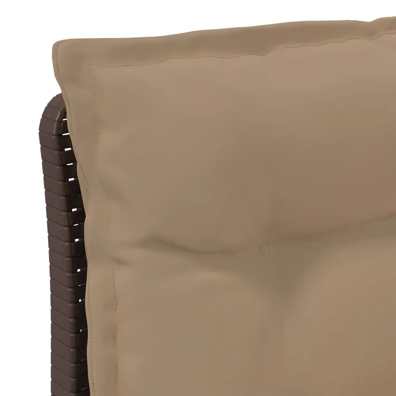 3-vietė sodo sofa su pagalvėlėmis, Rattan išvaizda PP Ruda
