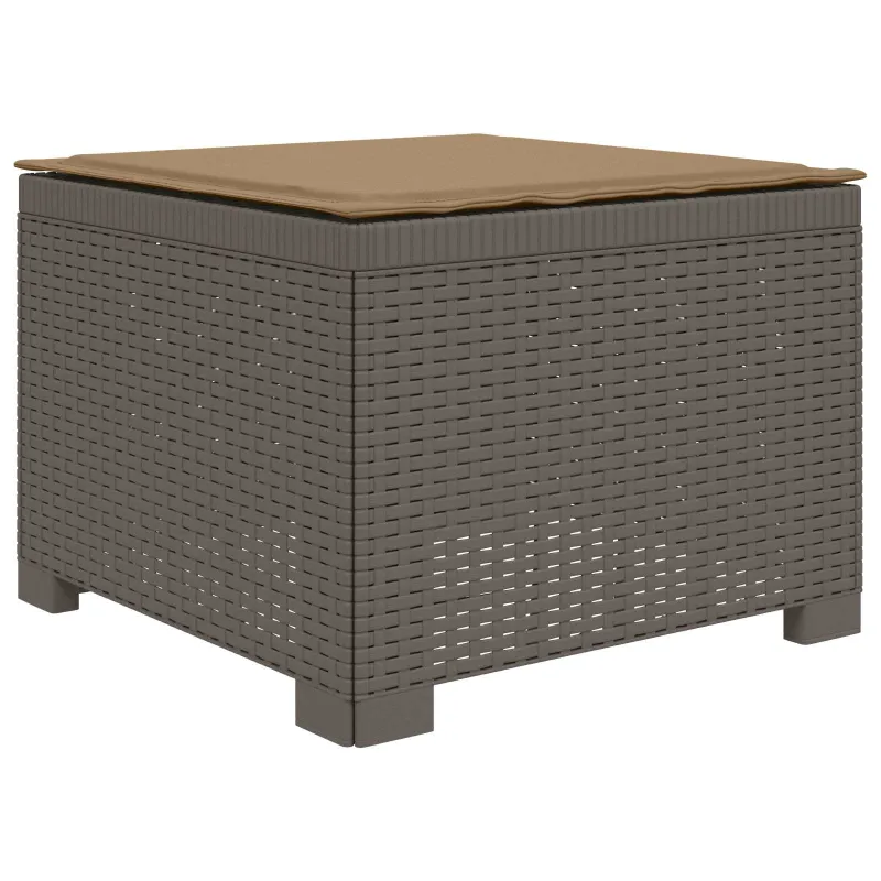 3-vietė sodo sofa su pagalvėlėmis, Rattan išvaizda PP