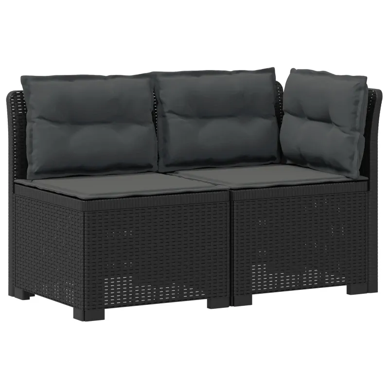 2-Vietis Sodo Sofas su Pagalvėlėmis, Atrodo kaip Ratano PP