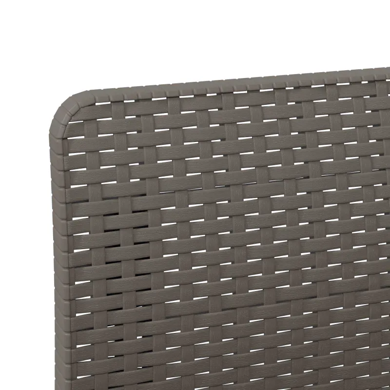 3-vietė sodo sofa su pagalvėlėmis, Rattan išvaizda PP