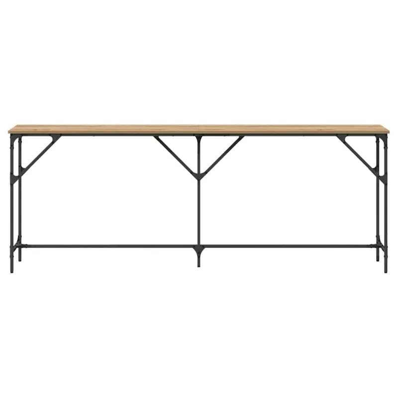 Konsolinis stalas artisano ąžuolo 200 x 29 x 75 cm