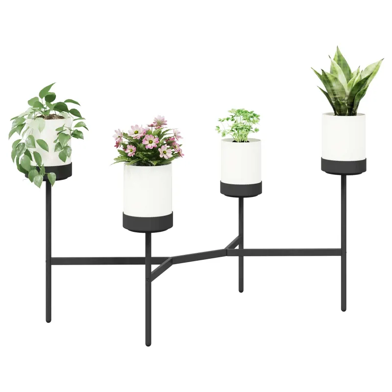 Gėlių stovas Balta 125 x 55 x 81 cm PP ir Plienas