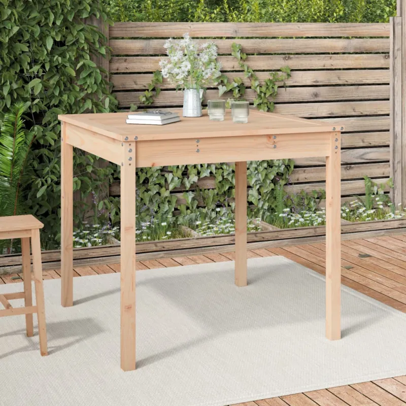 Sodo pöytätaso, 82,5x82,5x76cm, mäntypuuta massiivia