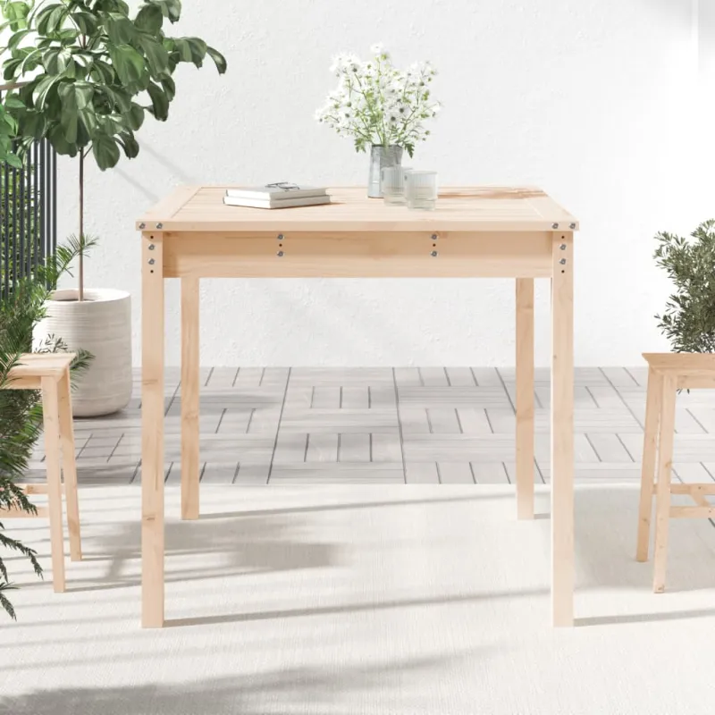 Sodo pöytätaso, 82,5x82,5x76cm, mäntypuuta massiivia
