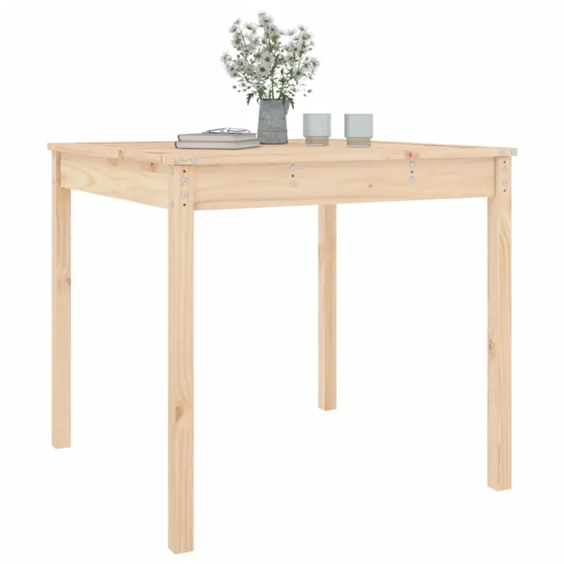 Sodo pöytätaso, 82,5x82,5x76cm, mäntypuuta massiivia
