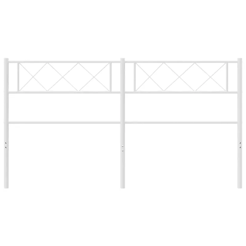 Metalinis pakaitinis galvūgalis, baltos spalvos, 150cm